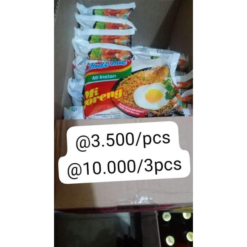 

Indomie (harga per 6pcs)