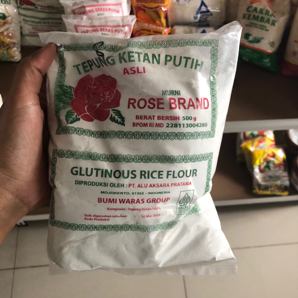 

Tepung Ketan Rose Brand 500g