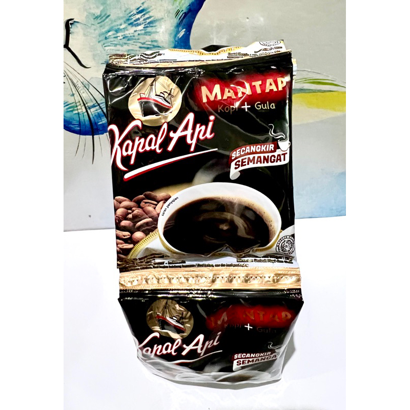 

KAPAL API MANTAP KOPI+GULA 10X25 GR