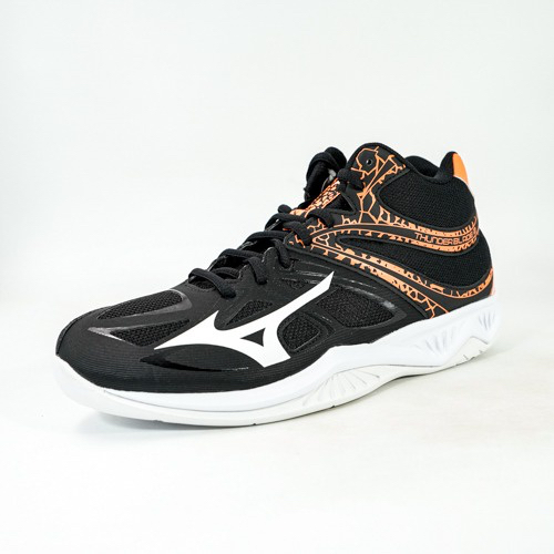 Sepatu Volley Mizuno Original Thunder Blade 2 MID Black V1GA197553