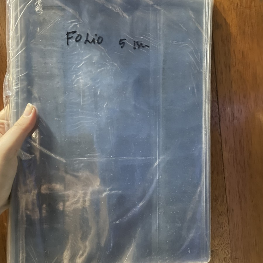 

Sampul buku majalah bahan plastik mika ukuran folio - 1 lusin