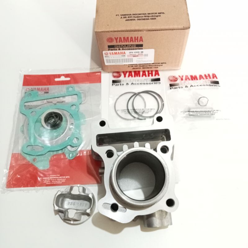blok seher cylinder yamaha 2pv MX king Vixion NVA, xabre 150 CC, komplit/cylinder original