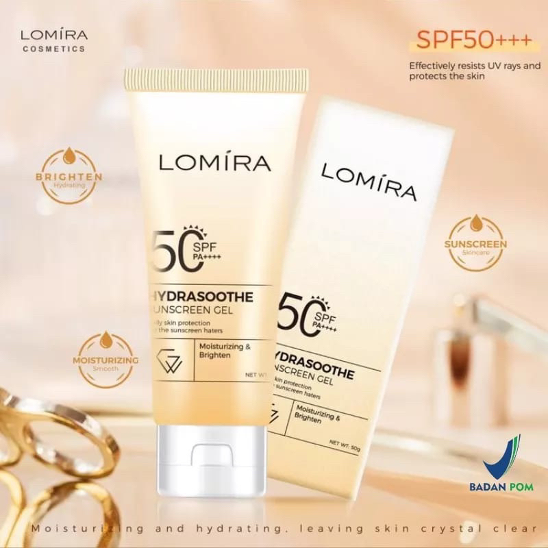 LOMIRA Hydrasoothe Sunscreen Gel Spf 50