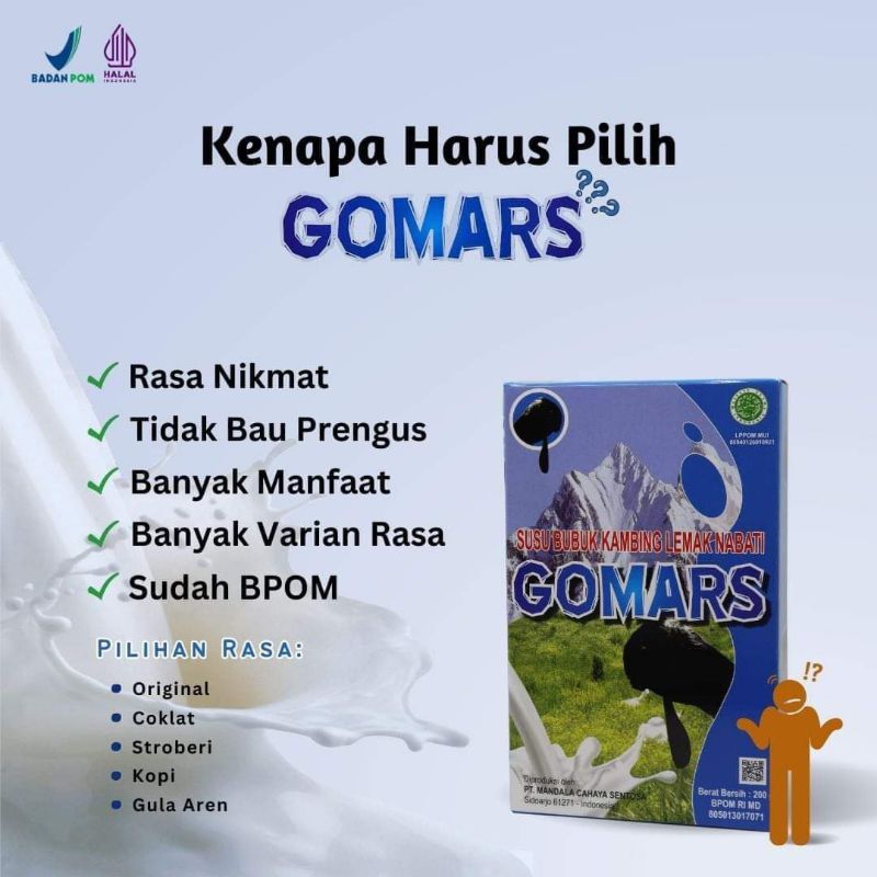 

[BISA COD] SUSU KAMBING ETAWA GOMARS ORIGINAL | GOMARS SUSU KAMBING ETAWA PREMIUM | READY STOK