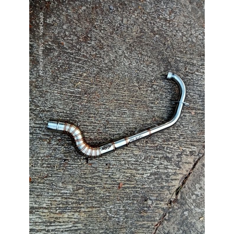 LEHER KNALPOT MX-KING MALAYSIA STYLE INLET 50MM