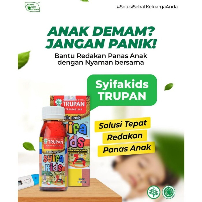 Madu Anak Turpan - Madu Herbal Anak Turun Panas Demam Ampuh
