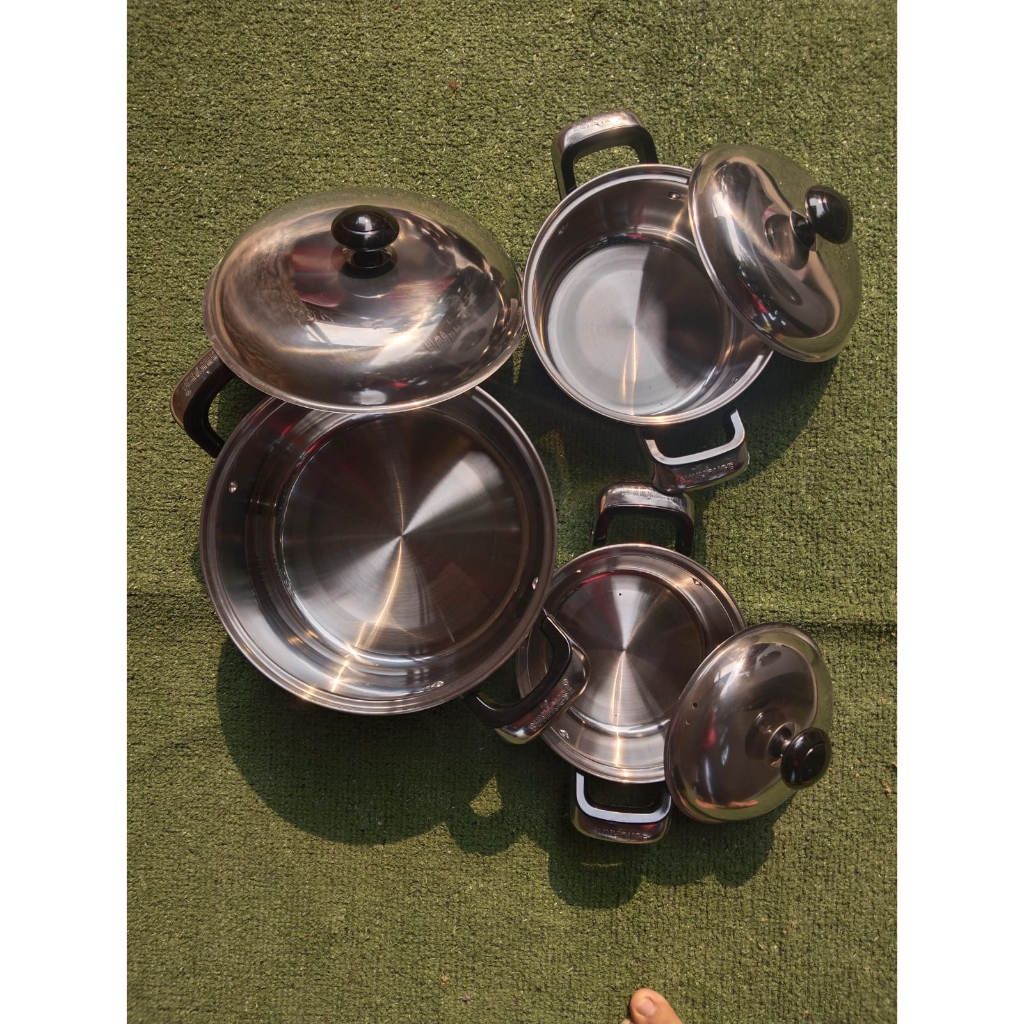 Sunhouse panci set model SH222 steinless tebal