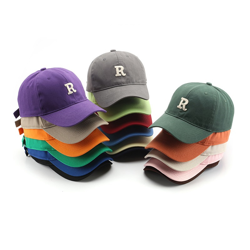 TOPI UNISEX LOGO HURUH R PREMIUM KOREA BASEBALL CAP BORDIR SPORT POLOS