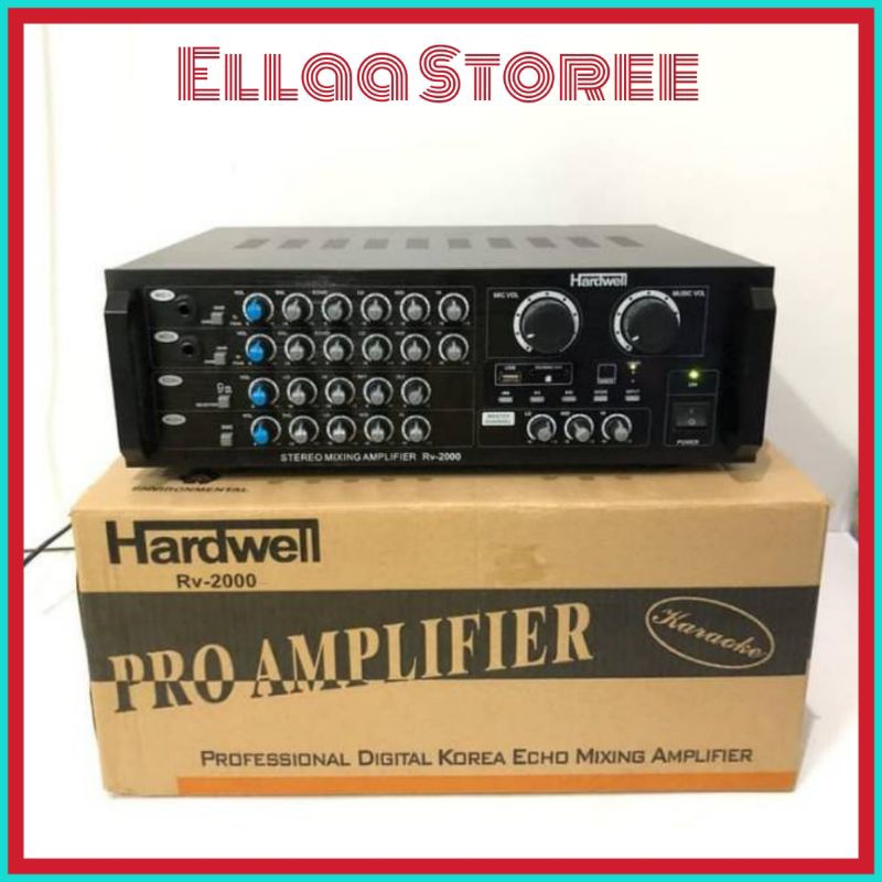 Amplifier HARDWELL RV 2000 RV2000 Ampli Karaoke Original Hardwell