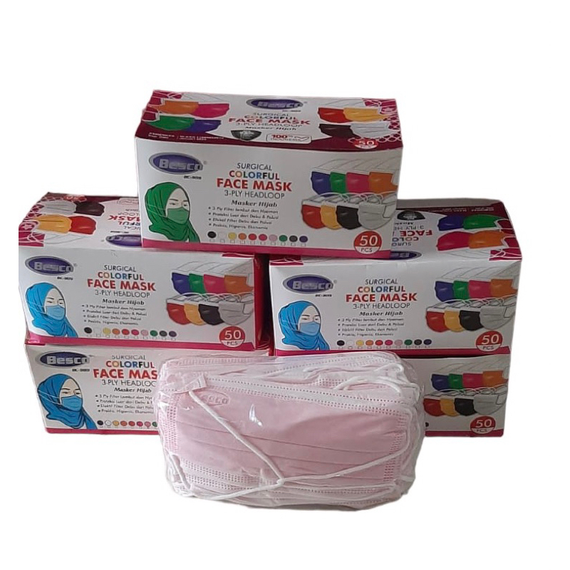 BESCO hijab 3ply premium  50pc