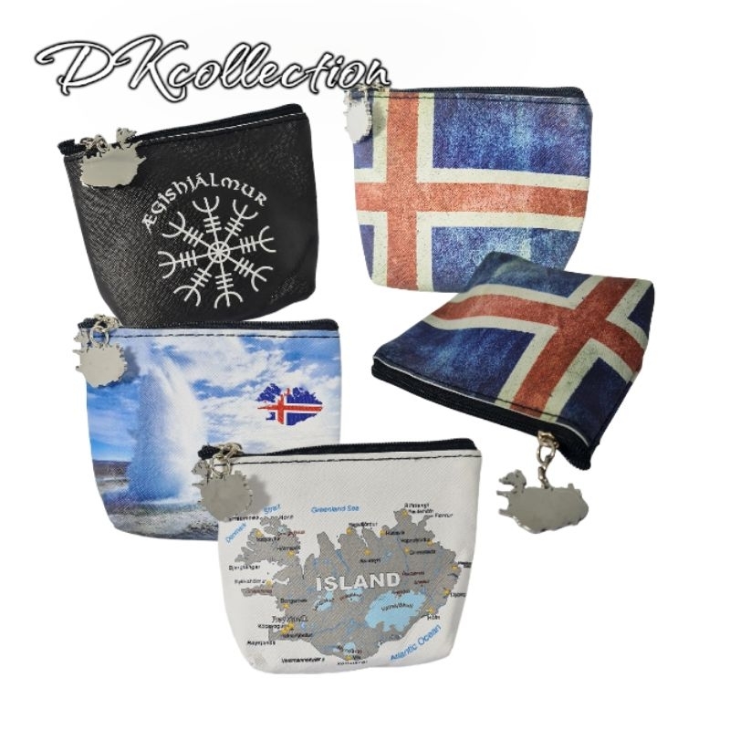 souvenir dompet islandia souvenir dompet koin ice land souvenir dompet island