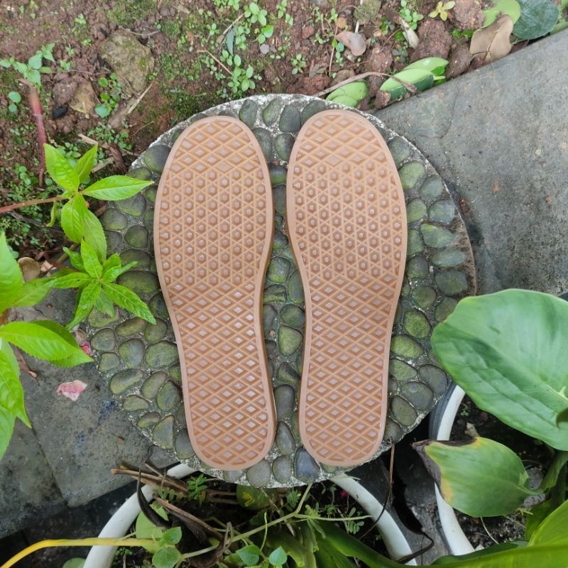 Outsole Waffle Vans Gum & Coklat Size 36-44