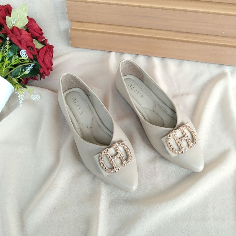 Aliyashoes Sepatu Flat Wanita Diandra