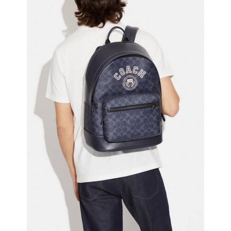 coach backpack 100% original tas ransel pria