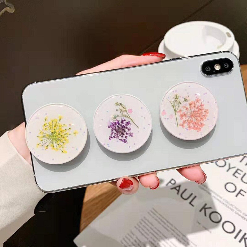 Popsocket Grip Tok Real Dried Flower BUNGA ASLI KERING