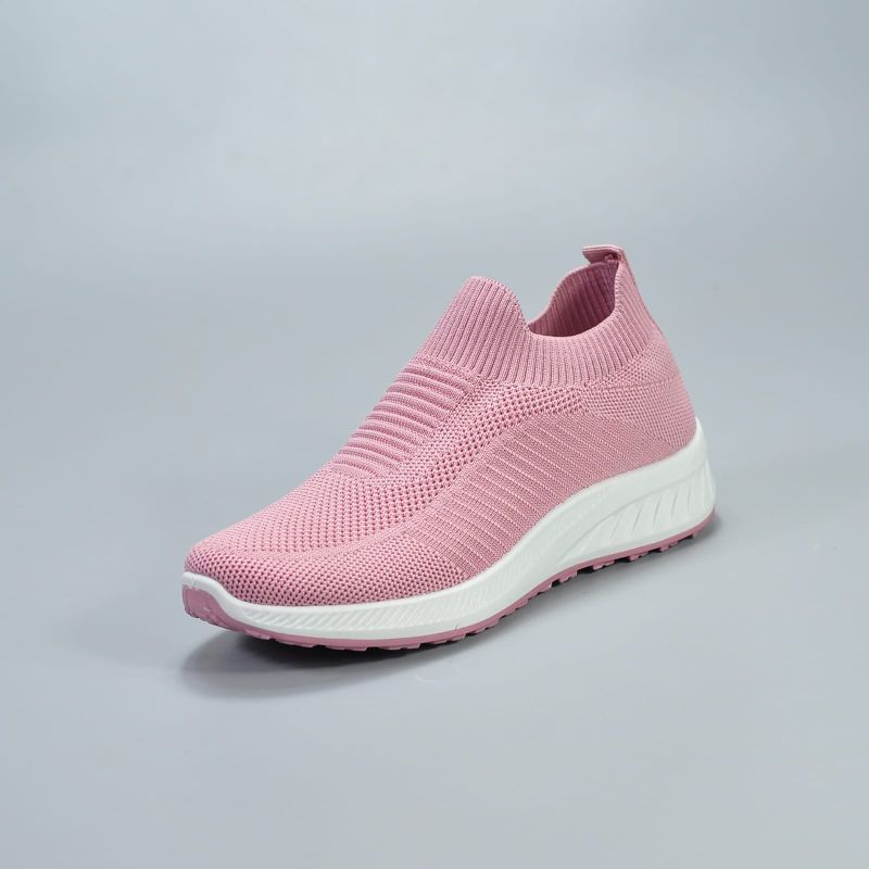 Monaka Sepatu Sneakers Slip On Wanita Import Tanpa Tali Casual Sporty