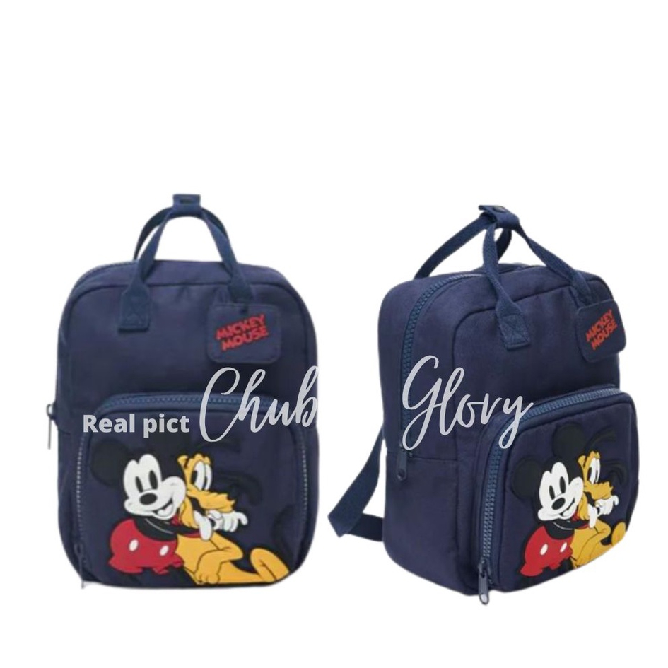 BA2107 Tas Zara Ransel Backpack untuk Sekolah TK PAUD karakter Mickey Mouse anak perempuan laki laki import murah