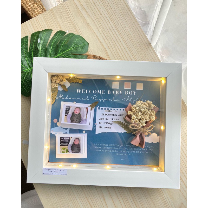 GIFT FRAME newborn | hadiah spesial | baby newborn