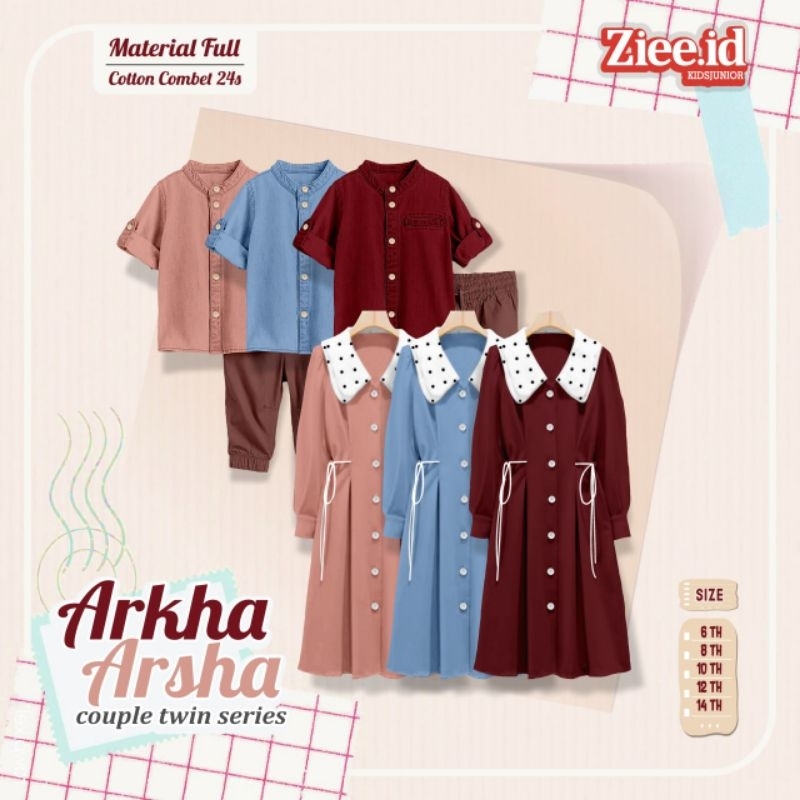 Couple Arkha Arsha by Zie id aeraaqu couple tween series size 5-15 tahun