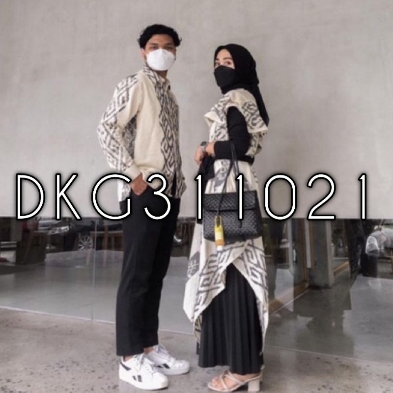 [Ready Stock] Set Couple Baju Kondangan, Couple Prewed, Kemeja Ethnic Tenun, Dress Tenun Troso.