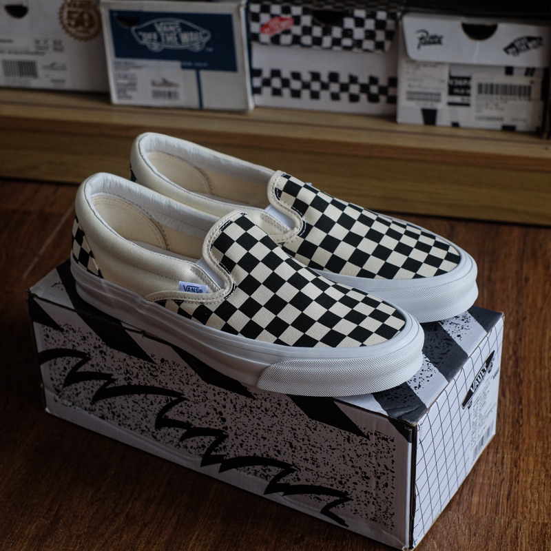 Vault Slip On OG LX Checkerboard BW