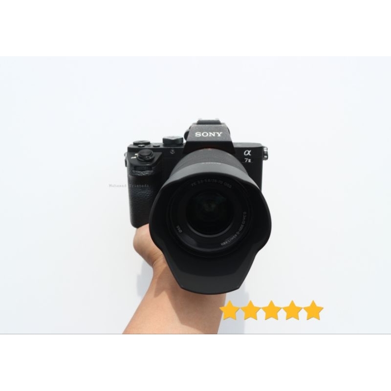 Camera Kamera Mirrorless Sony A7 Lensa 28-70mm Mark II Hitam Murah
