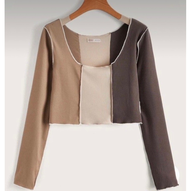 BLOUSE CROP - MORUSA BLOUSE