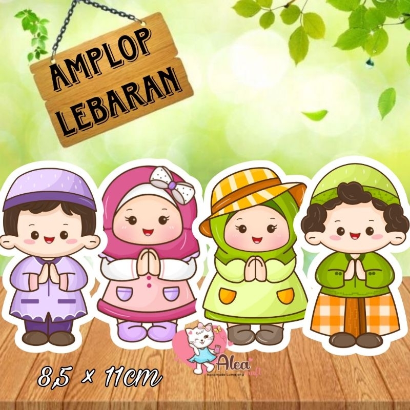 

Amplop lebaran lucu Angpao idul Fitri Amplop lebaran 3D siap pakai