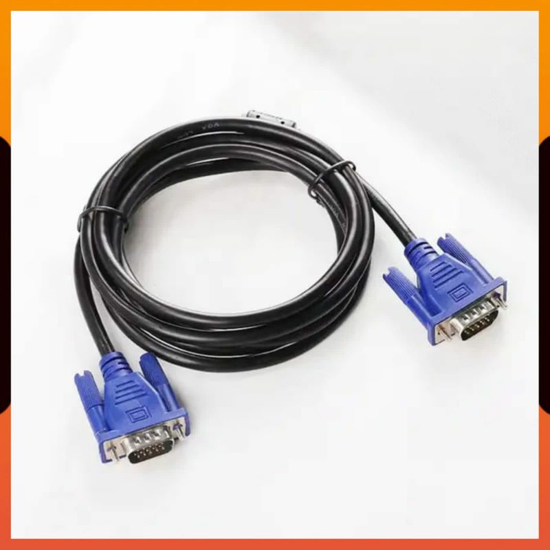 (COD) KABEL VGA TO VGA DIGITAL MALE TO MALE 1.5 METER / KABEL VGA KE VGA UNTUK KE LAPTOP MONITOR PROYEKTOR KOMPUTER 1.5M