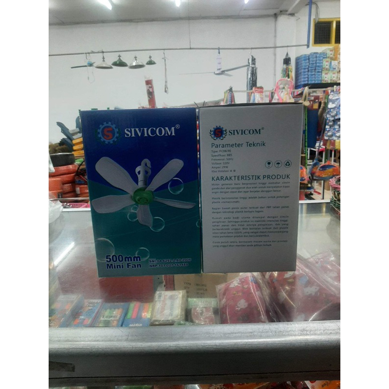 Sivicom Kipas Angin Gantung 5 baling Plafon 29W