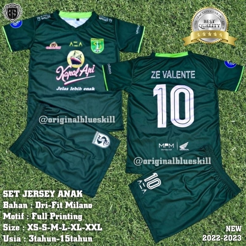 Baju bola anak psm makassar terbaru / pakaian olahraga anak / jersey sepak bola anak liga lokal