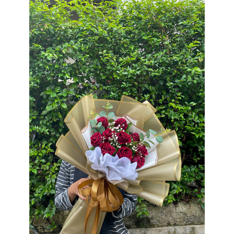 Buket bunga artificial mawar / Flower Bouquet/ Mawar Bouquet / Buket Mawar/ Buket Anniversary/ Buket
