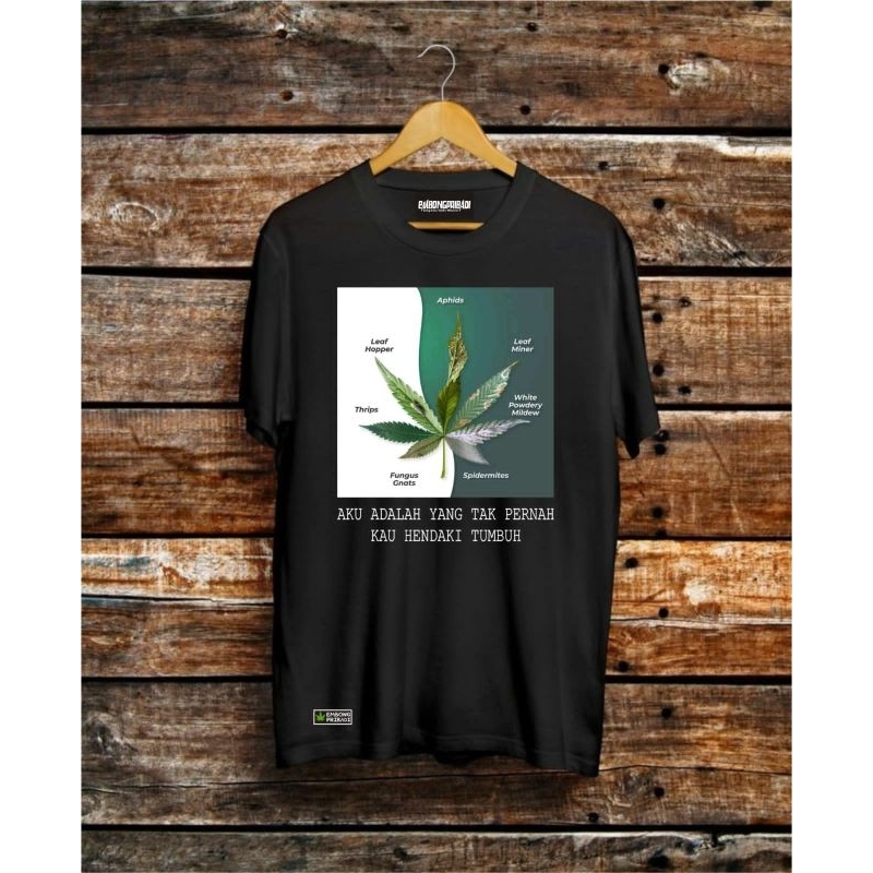 kaos pria distro / kaos ganja420 / baju kaos pria dewasa / kaos distro murah