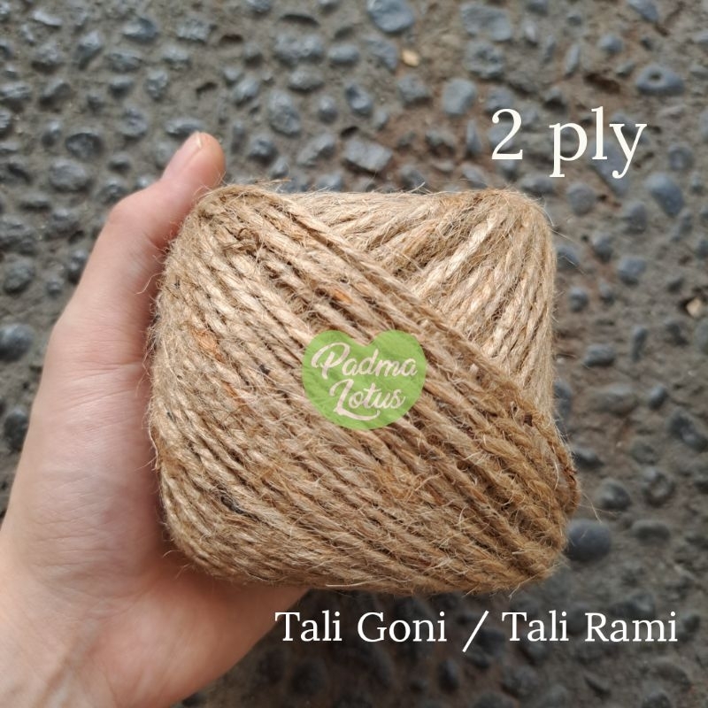 Tali Goni tali Rami coklat 3 ply 2 ply