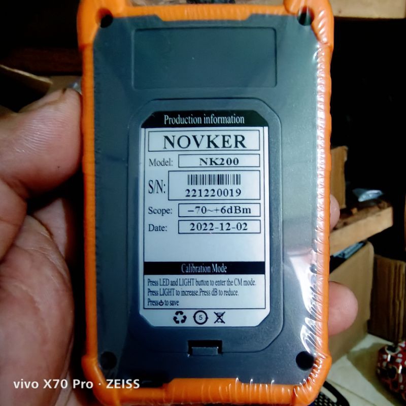 opm mini novker/Optical Power Meter/OPM NOVKER  FIBER OPTIK