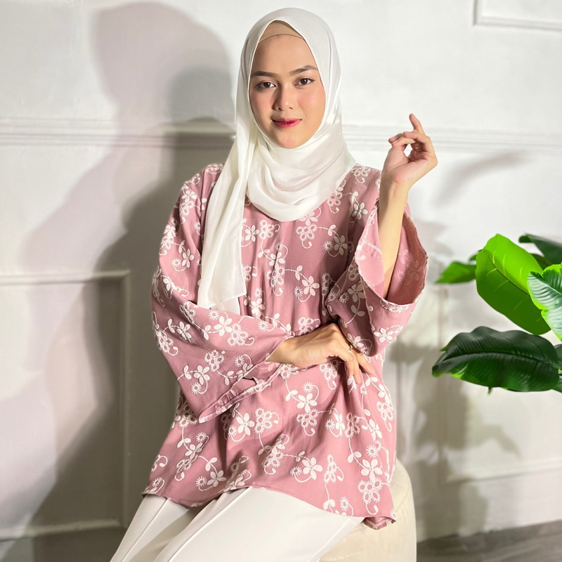 JIFAT - QANITA TOP - ATASAN OVERSIZE WANITA