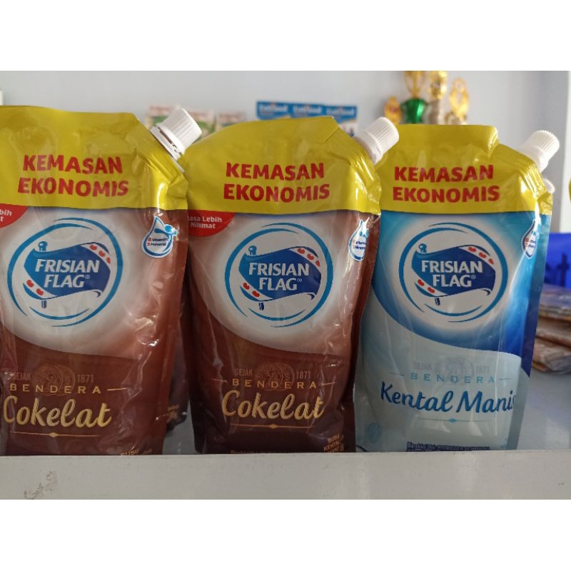 

kental manis frisian flag / Indomilk pouch 545g
