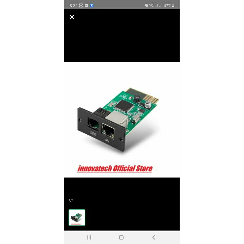 APC APV9601 Management Card SNMP SRV Easy UPS