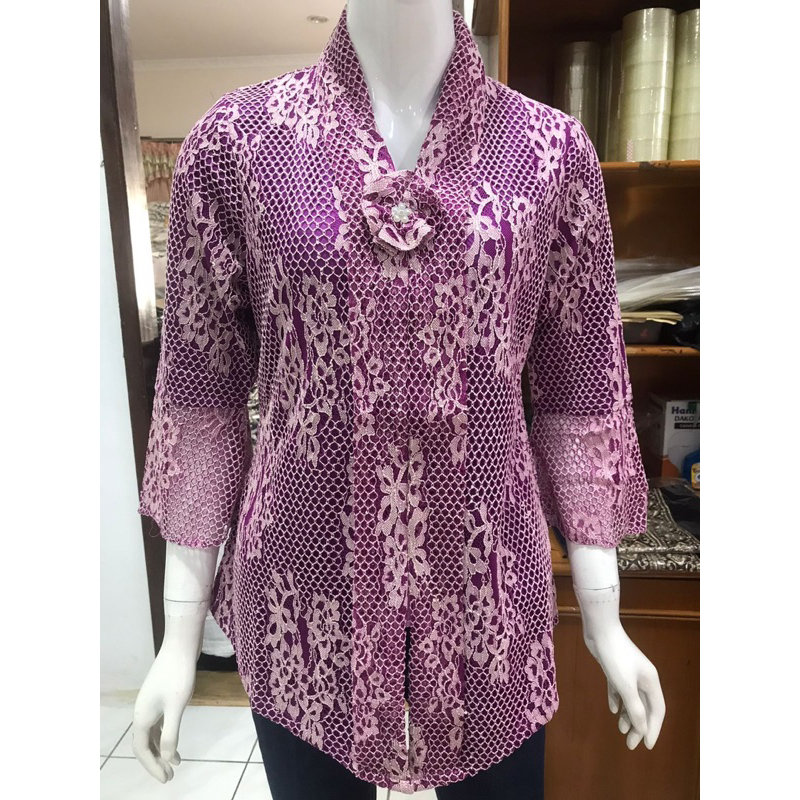 kebaya full brukat kaos premium murah kebaya encim promo brukat plm