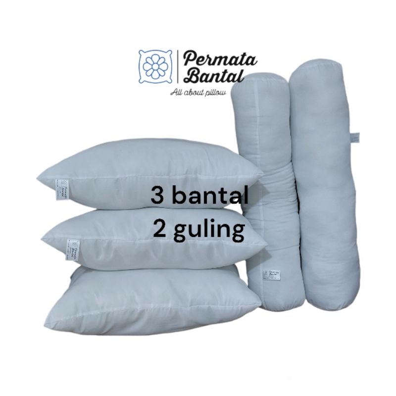 PROMO Paket bantal Murah isi 5 bantal bisa di mix .Ukuran 60x45