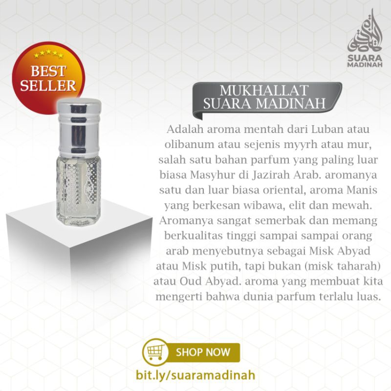 Parfum SuaraMadinah|Mukhallat Suara Madinah 3ml
