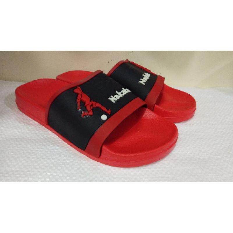 Sandal Anak Tanggung &amp; Pria Dewasa Nakata Slip On Karet Ringan