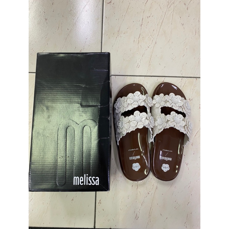 Melissa Wide Blossom Victor And Roft Ad Jelly Sandal