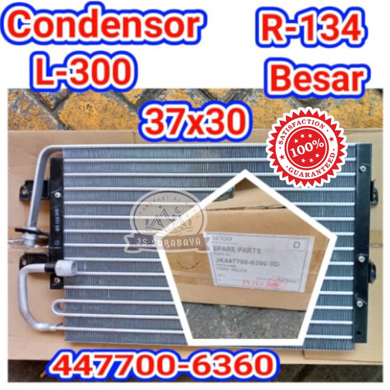 Kondensor L300 R134 denso asli Sirip Besar Ac Mobil