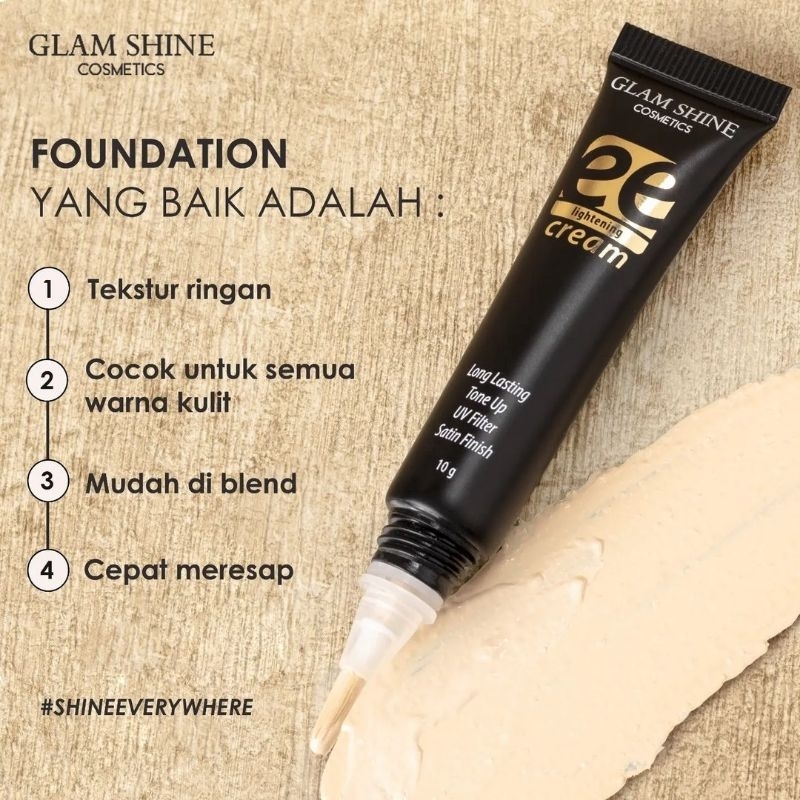 GLAM SHINE,EE LIGHTENING CREAM,WAJAH BERSINAR