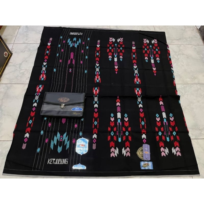 Sarung kain ketjubung songket SKP red