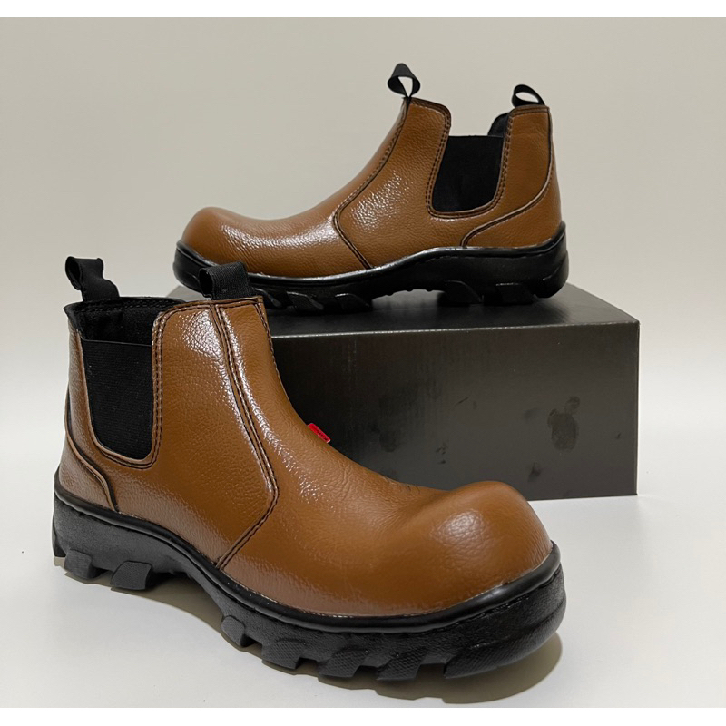 sepatu safety kings boots tinggi, sepatu safety kerja proyek, sepatu safety pria