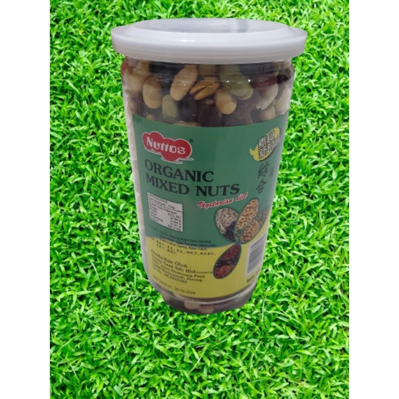 Cemilan sehat kacang campur NUTTOS organic mixed nut