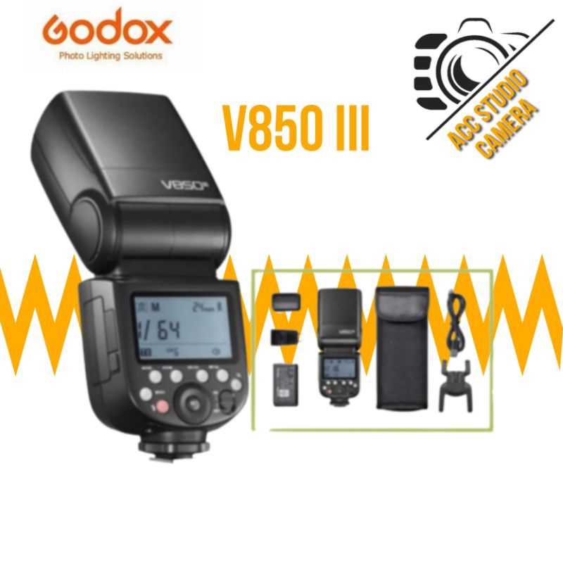 Godox Speedlite Flash V850III Flash Godox V850III Bat Lithium
