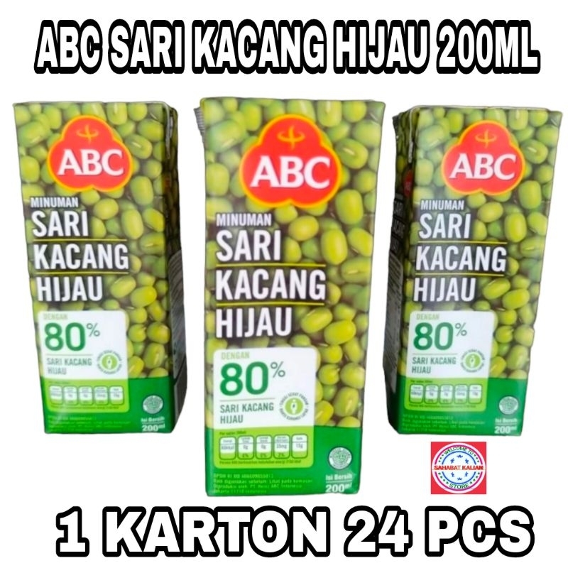 ABC SARI KACANG HIJAU 200ML 1 KARTON 24 PCS